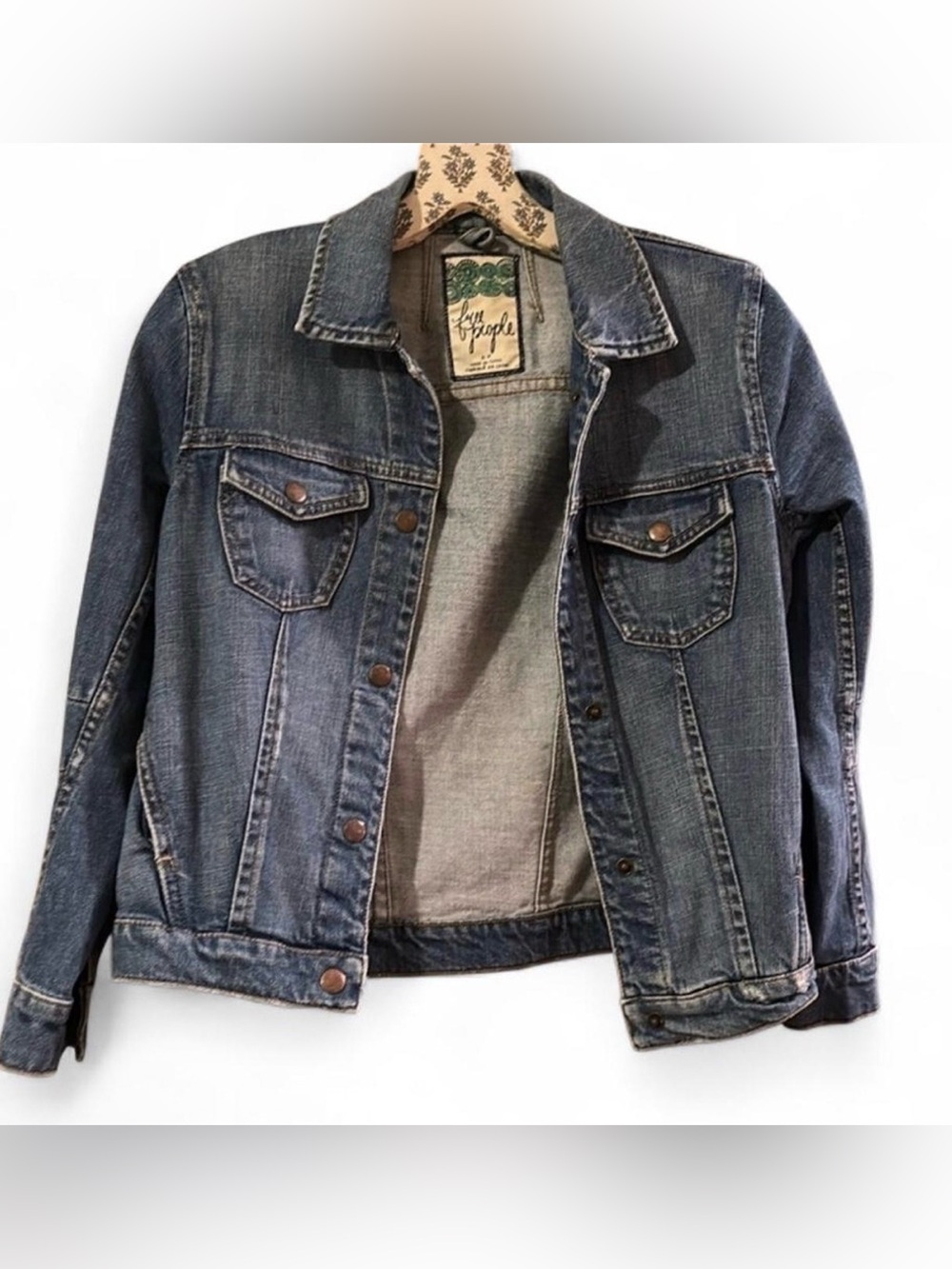 Free People Denim Jean Jacket